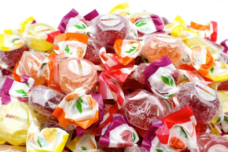 LE BONELLE ROTONDE CARAMELLE MORBIDE GELEES GUSTO FRUTTA Fida Candies - immagine 2