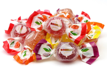 LE BONELLE ROTONDE CARAMELLE MORBIDE GELEES GUSTO FRUTTA Fida Candies - immagine 3
